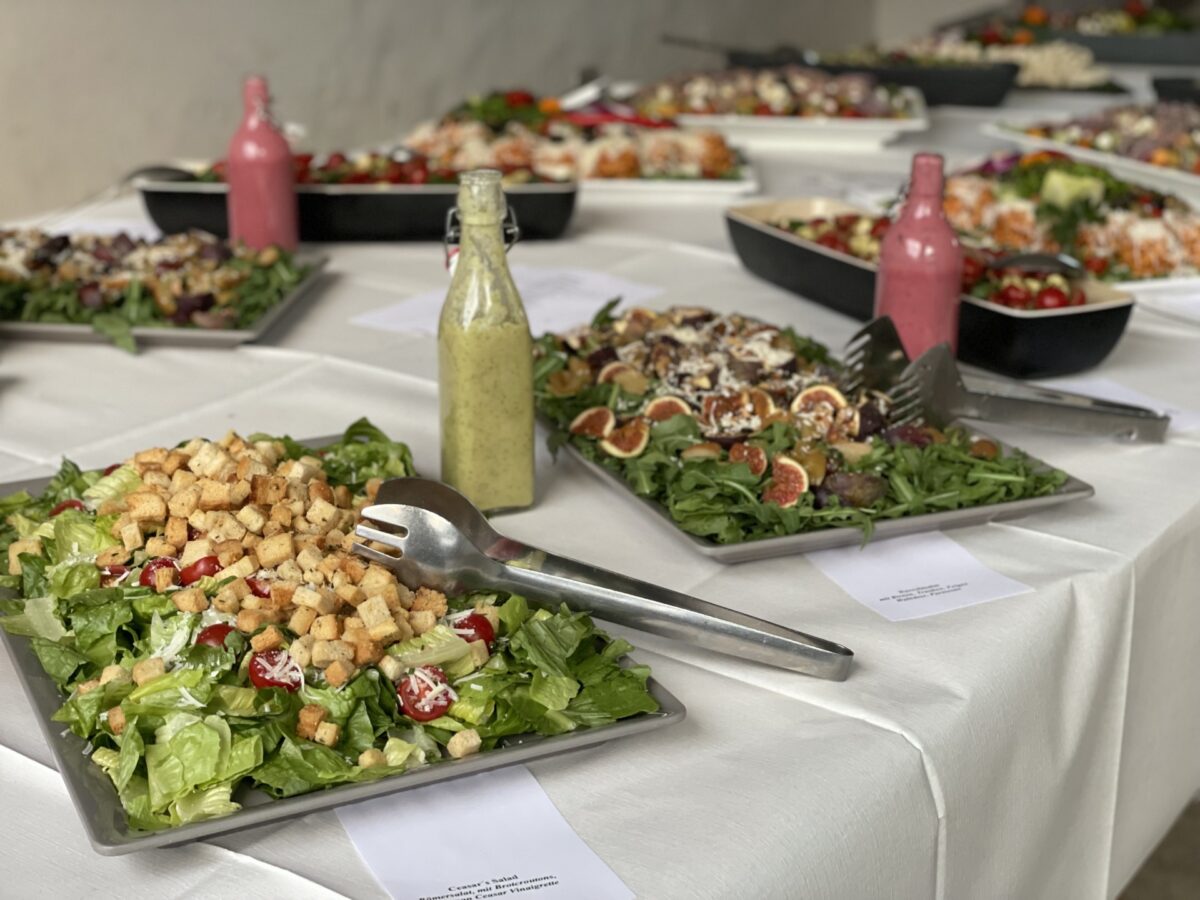 Vegetarisches Hochzeitsbuffet