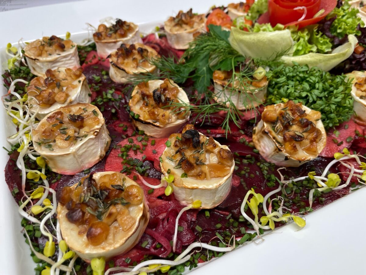 Vegetarisches Hochzeitsbuffet